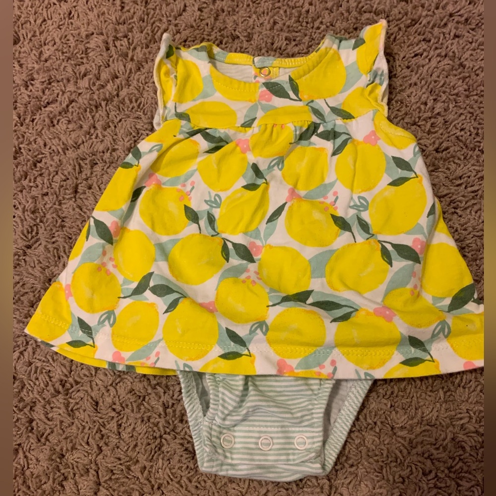 Carters Lemon Bubble 6M